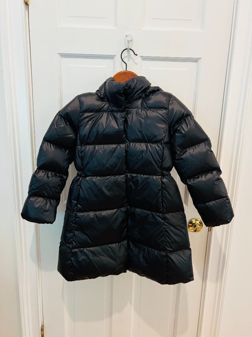 POLO RALPH LAUREN Little Girl's Momentum Water-resistant Down Coat In Polo Black - Picture 13 of 16